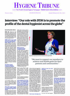Hygiene Tribune Middle East & Africa No. 1, 2017