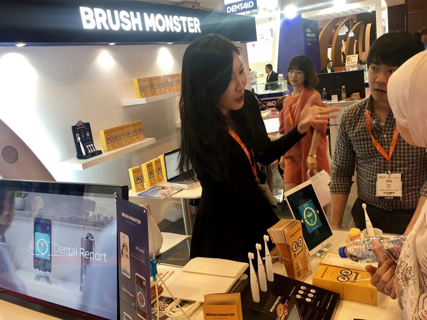 Brush Monster booth at AEEDC Dubai 2019 (Photograph: DTI)