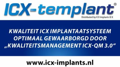 ICX test alle implantaatcharges en maakt testresultaten openbaar via website