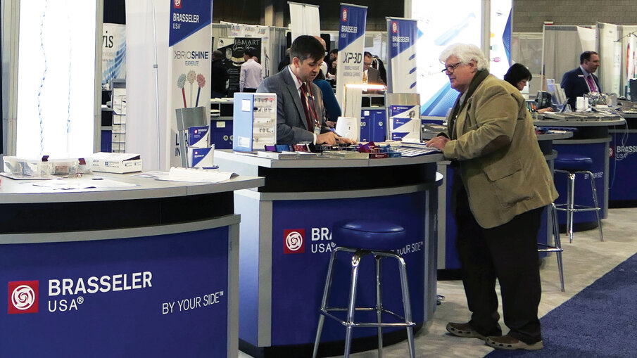 If it’s handpieces or instruments that you’re in the market for, you’ll want to head straight to the Brasseler booth.