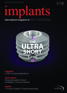 implants international No. 1, 2018