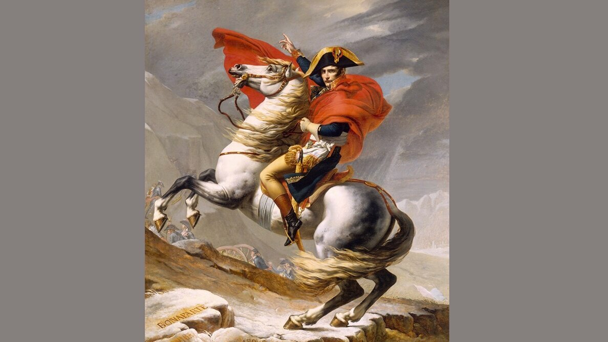 Napoleón a lomos de Marengo: Historia de un cuadro
