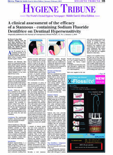 Hygiene Tribune Middle East & Africa No. 1, 2015