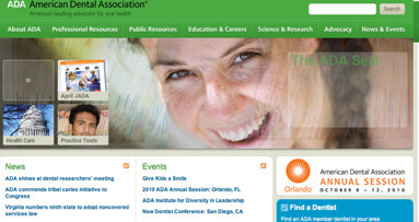 ADA redesigns its website