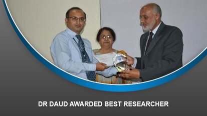 Dr Daud awarded best researcher