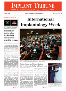 Implant Tribune U.S. No. 4, 2011
