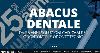 Nuovo sito Abacus Dentale per i suoi 25 anni di attività