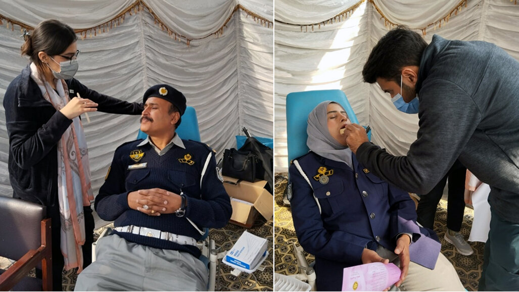 ANTH, IDH hold a free medical camp for Islamabad traffic police
