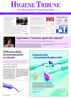 Hygiene Tribune Italy No. 3, 2015
