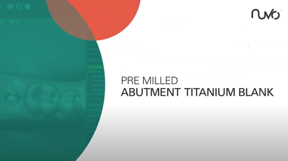 ConicalFIT Pre Milled Abutment Titanium Blank