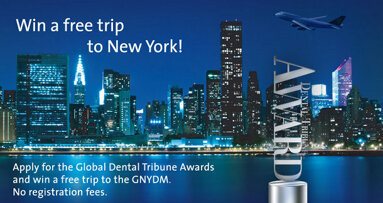 Flug nach New York zu den Global Dental Tribune Awards zu gewinnen