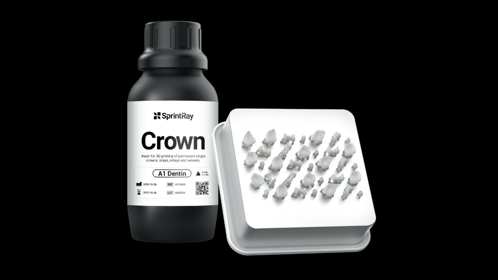 SprintRay’s latest 3D resin drives down the cost of a crown to just US$2