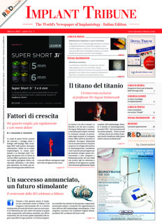 Implant Tribune Italy No. 1, 2012