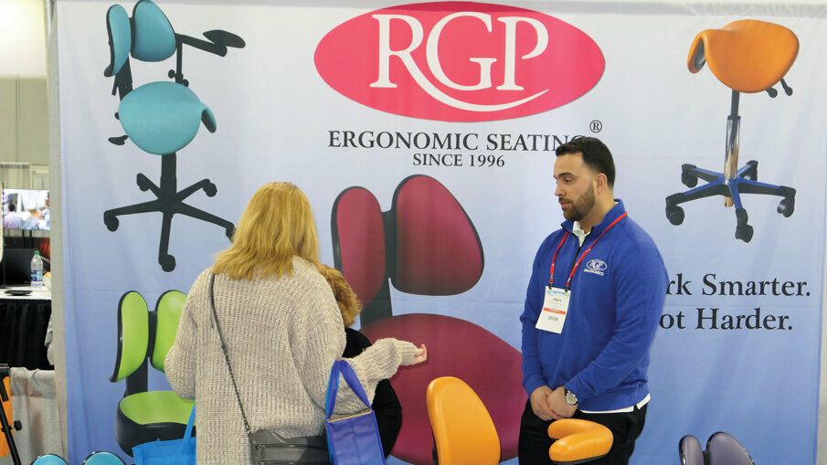 The perfect chair is waiting for you at the RGP booth.
