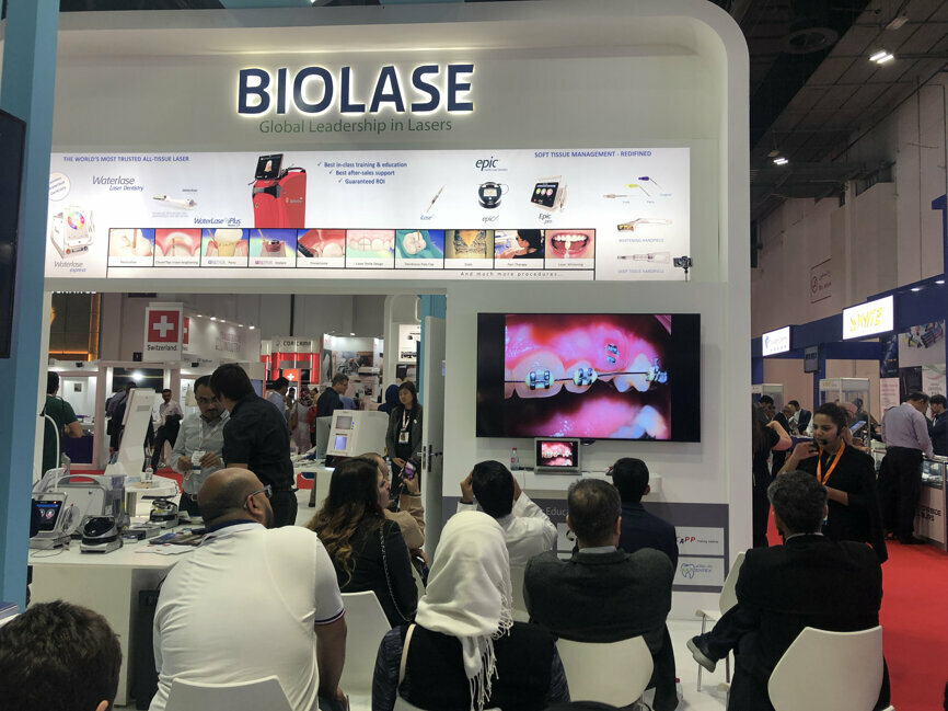 Biolase booth at AEEDC Dubai 2019 (Photograph: DTI)