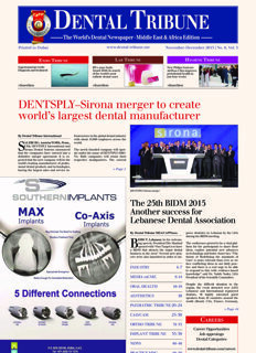 DT Middle East and Africa No. 6 (November), 2015