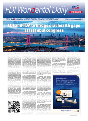 World Dental Daily Istanbul 2013 Advanced Issue