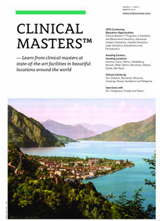 Clinical Masters No. 1, 2015