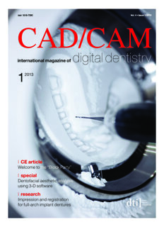 CAD/CAM international No. 1, 2013