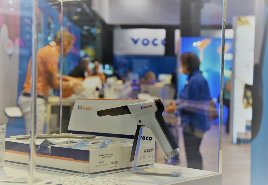 VOCO’s VisCalor is first composite to feature thermally controlled viscosity behavior. (Image: Dental Tribune International) 