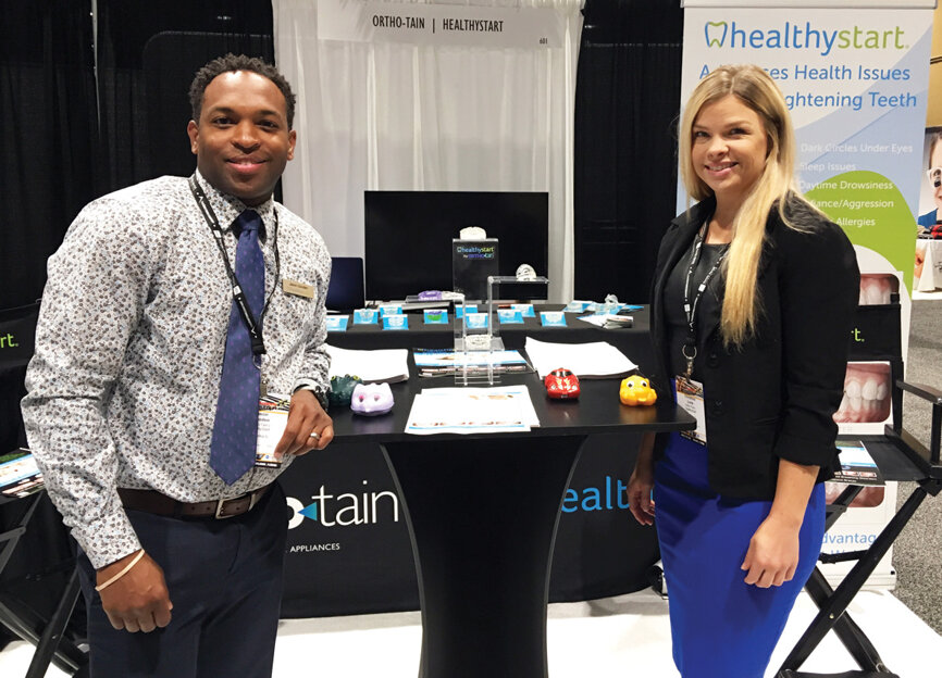 Jason Gooden and Christina Luna can tell you all about the HealthyStart treatment system, which can be used to help children who exhibit sleep, breathing or airway issues. 