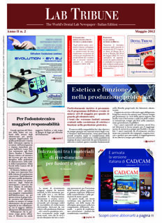 Lab Tribune Italy No. 2, 2012