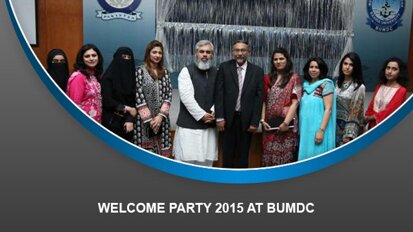 Welcome Party 2015 at BUMDC