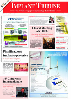 Implant Tribune Italy No. 4, 2013