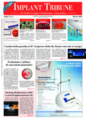Implant Tribune Italy No. 1, 2011
