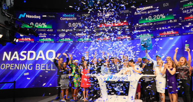 Dr. Bernard Fialkoff rings NASDAQ opening bell