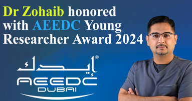 Dr Zohaib honored with AEEDC Young Researcher Award 2024