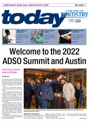 today ADSO Summit Austin March 29–April 1, 2022