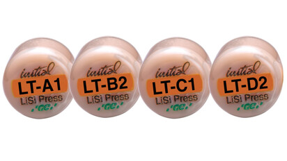 GC America introduces additional GC Initial LiSi Press LT shades