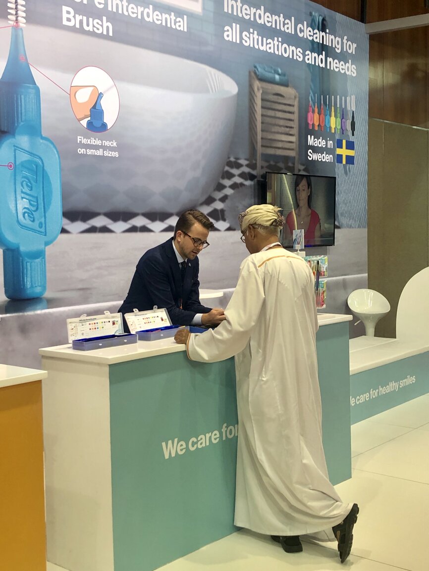 TePe booth at AEEDC Dubai 2019 (Photograph: DTI)