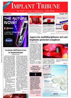 Implant Tribune Italy No. 2, 2011