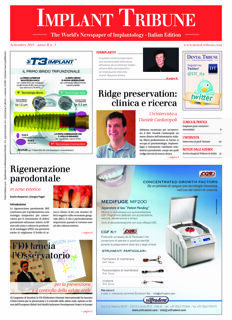 Implant Tribune Italy No. 3, 2013