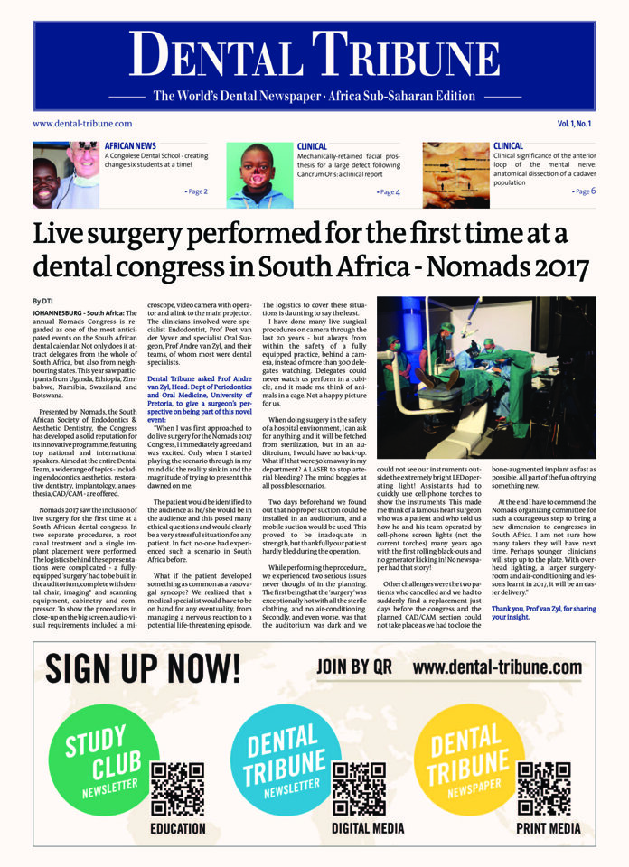 Dental Tribune E Paper Dental Tribune Editions