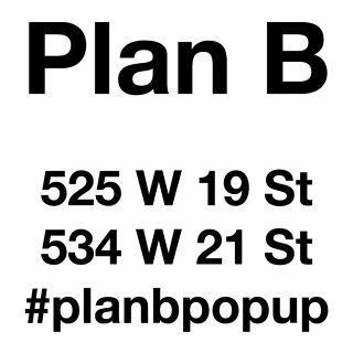 Plan B - A Popup Exhibition