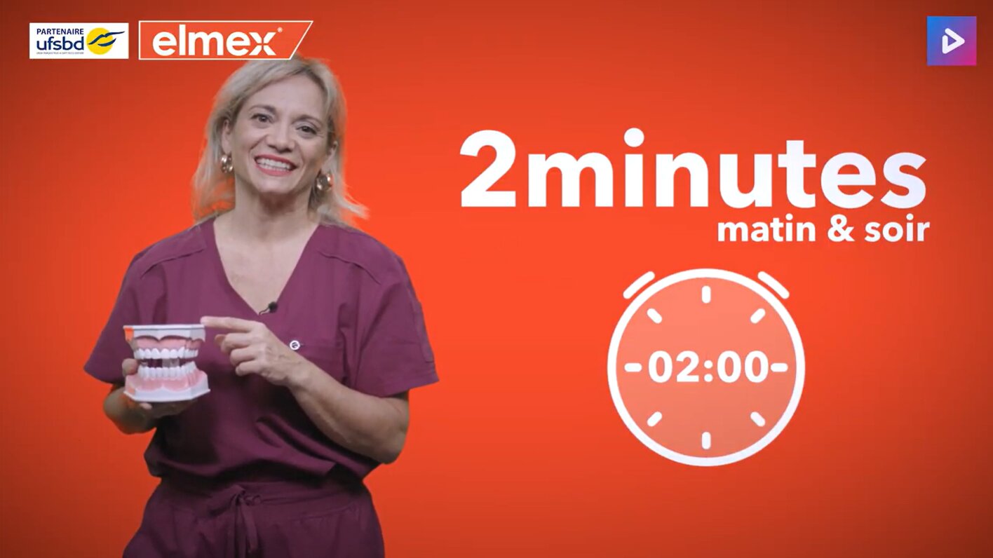  La technique de brossage avec notre brosse à dents spéciale pour les personnes porteuses d’appareil dentaire.