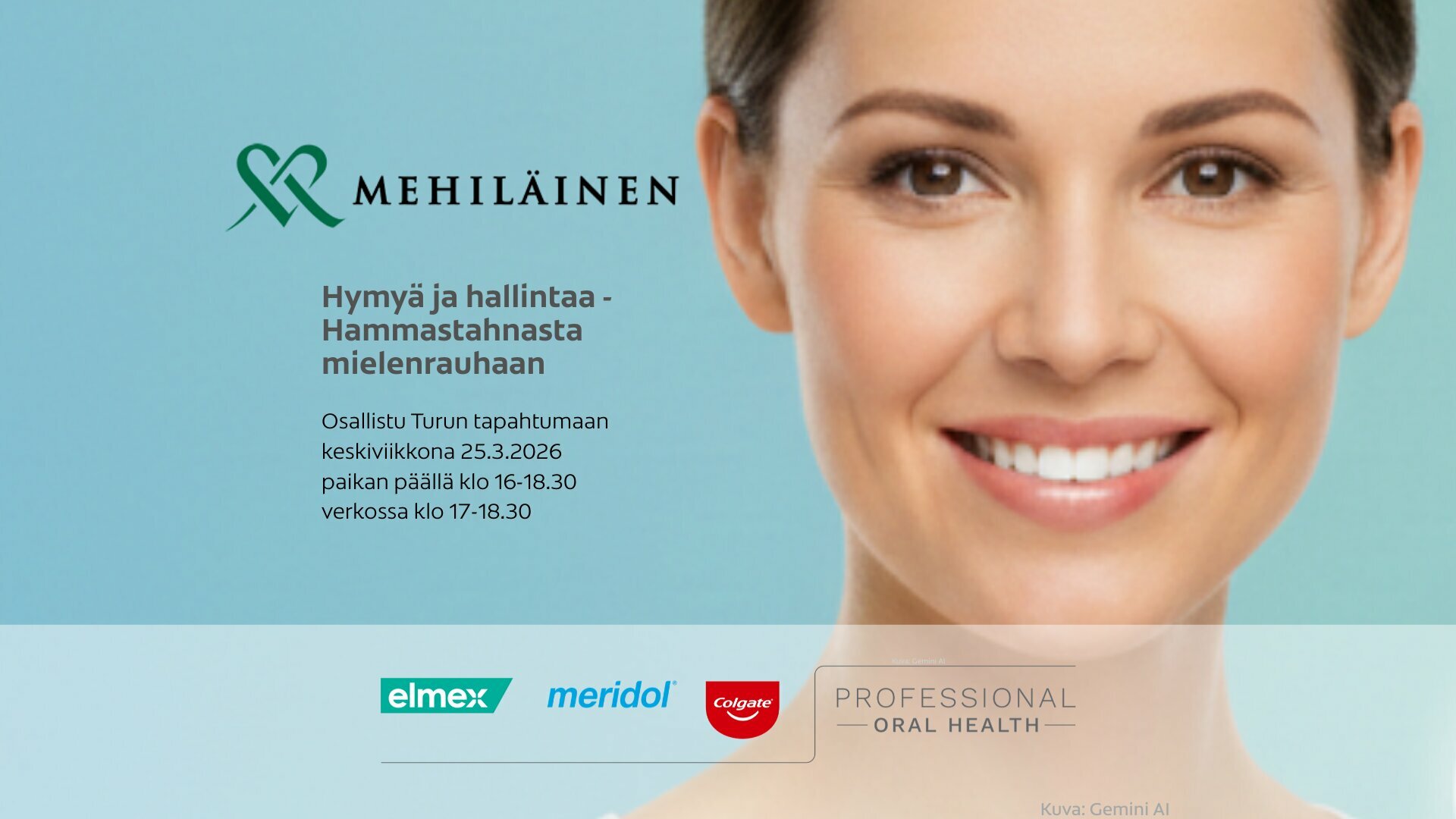 Hymyä ja hallintaa - Hammastahnasta mielenrauhaan 25.3.2026