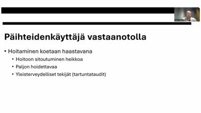 Päihderiippuvaisen suunterveyden haasteet