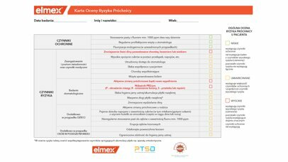 Karta oceny ryzyka próchnicy - jak wypełniać - 3 przypadki