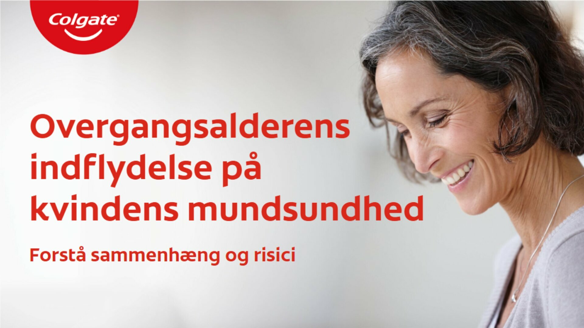 Overgangsalderens indflydelse på kvindens mundsundhed