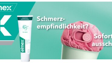 « Savourez vos glaces en été sans souffrir : elmex Sensitive Professional avec technologie Pro-Argin contre l'hypersensibilité dentinaire ».