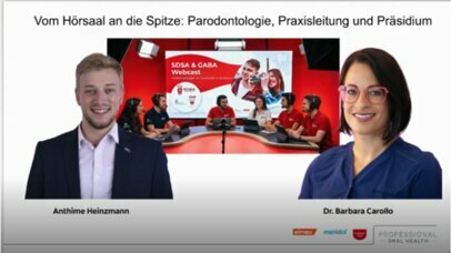 By students for students - Folge 2: Vom Hörsaal an die Spitze: Parodontologie, Praxisleitung und Präsidium